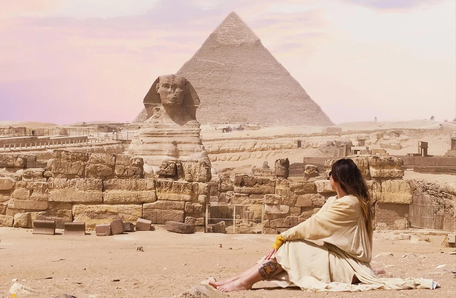 the Pyramids
