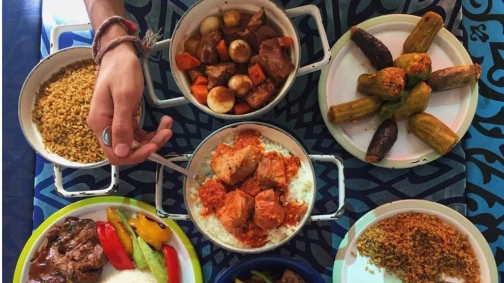 Lunch at a Local Egyptian Restaurant