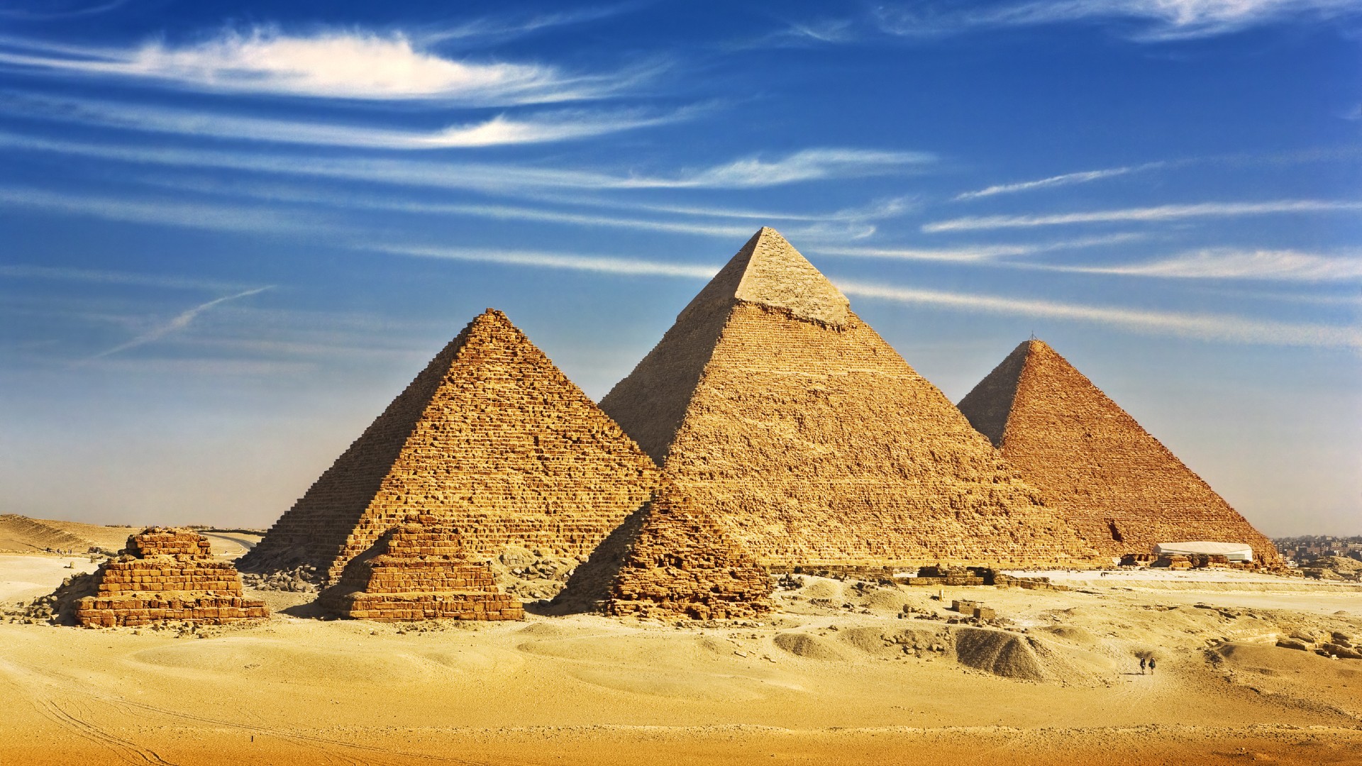 the Pyramids
