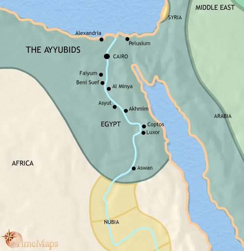 Ancient Egyptian Map