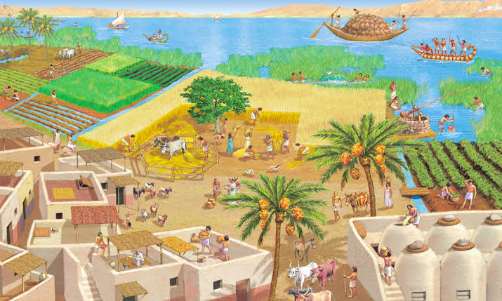 Daily Life of Ancient Egyptians Along the Nile Valley